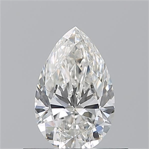 Foto Diamante Natural 0.51 quilates, De pera , Color H, claridad VS1 y certificado GIA de