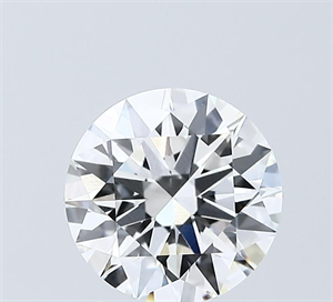 Picture of Lab Grown Diamond 2.05 Carats, Round with Ideal Cut, D Color, VVS1 Clarity and Certified by IGI