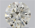 Natural Diamond 1.15 Carats, Round with Excellent Cut, J Color, VS2 Clarity and Certified by IGI