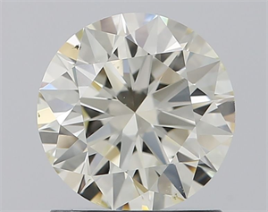 Picture of Natural Diamond 1.15 Carats, Round with Excellent Cut, J Color, VS2 Clarity and Certified by IGI