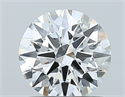Natural Diamond 0.81 Carats, Round with Excellent Cut, F Color, VVS2 Clarity and Certified by GIA