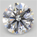 Del inventario de diamantes de laboratorio, 3.60 quilates, Redondo , Color D, claridad IF y certificado GIA