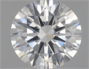 Natural Diamond 0.55 Carats, Round with Excellent Cut, E Color, SI1 Clarity and Certified by GIA