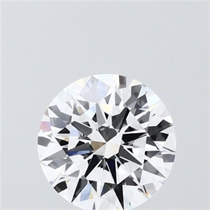 Picture of Lab Grown Diamond 1.50 Carats, Round with Ideal Cut, E Color, VVS2 Clarity and Certified by IGI