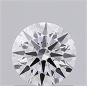 Lab Grown Diamond 0.71 Carats, Round with Ideal Cut, D Color, VVS1 Clarity and Certified by IGI