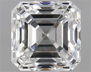 Picture of Natural Diamond 0.96 Carats, Asscher with  Cut, H Color, VS2 Clarity and Certified by GIA