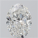 Natural Diamond 1.50 Carats, Oval with  Cut, F Color, SI2 Clarity and Certified by GIA