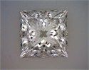 Natural Diamond 1.50 Carats, Princess with  Cut, D Color, SI1 Clarity and Certified by GIA