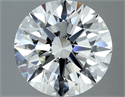 Natural Diamond 3.01 Carats, Round with Excellent Cut, J Color, VS2 Clarity and Certified by GIA