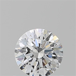 Picture of Natural Diamond 0.63 Carats, Round with Excellent Cut, D Color, VVS1 Clarity and Certified by GIA