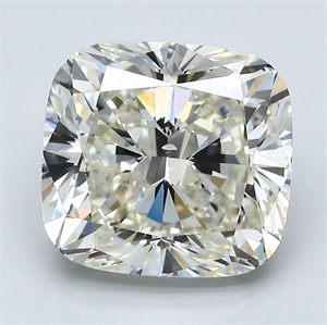 Picture of Natural Diamond 5.05 Carats, Cushion with  Cut, L Color, SI1 Clarity and Certified by GIA