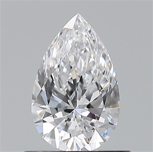 Picture of Natural Diamond 0.63 Carats, Pear with  Cut, D Color, VS1 Clarity and Certified by GIA