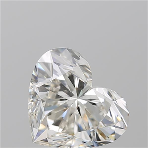 Picture of Natural Diamond 3.68 Carats, Heart with  Cut, J Color, SI1 Clarity and Certified by GIA