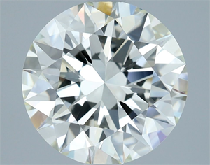 Picture of Natural Diamond 2.70 Carats, Round with Excellent Cut, I Color, VVS1 Clarity and Certified by IGI