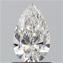 Natural Diamond 0.90 Carats, Pear with  Cut, G Color, VVS2 Clarity and Certified by GIA