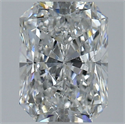Natural Diamond 2.02 Carats, Radiant with  Cut, F Color, SI2 Clarity and Certified by GIA
