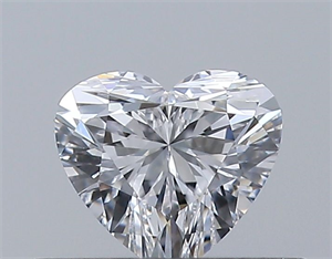 Picture of Natural Diamond 0.30 Carats, Heart with  Cut, D Color, VVS2 Clarity and Certified by GIA