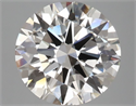 Del inventario de diamantes de laboratorio, 3.10 quilates, Redondo , Color H, claridad VS1 y certificado IGI