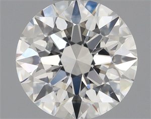 Picture of Natural Diamond 0.50 Carats, Round with Excellent Cut, H Color, VS2 Clarity and Certified by GIA