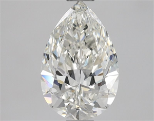 Picture of Natural Diamond 1.10 Carats, Pear with  Cut, H Color, IF Clarity and Certified by GIA