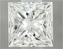Natural Diamond 0.50 Carats, Princess with  Cut, I Color, VS1 Clarity and Certified by GIA