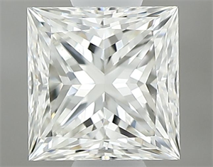 Picture of Natural Diamond 0.50 Carats, Princess with  Cut, I Color, VS1 Clarity and Certified by GIA