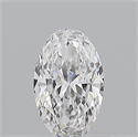 Diamante Natural 0.50 quilates, Ovalado , Color D, claridad VVS2 y certificado GIA
