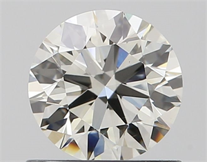 Foto Diamante Natural 0.72 quilates, Redondo , Color K, claridad VS2 y certificado GIA de