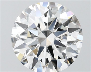 Picture of Lab Grown Diamond 2.40 Carats, Round with Ideal Cut, F Color, VVS2 Clarity and Certified by IGI