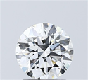 Lab Grown Diamond 1.55 Carats, Round with Ideal Cut, E Color, VVS2 Clarity and Certified by IGI
