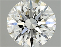 Diamante Natural 0.58 quilates, Redondo , Color I, claridad VVS1 y certificado GIA