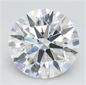 Del inventario de diamantes de laboratorio, 3.03 quilates, Redondo , Color D, claridad VVS1 y certificado IGI