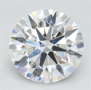 Picture of Lab Grown Diamond 3.03 Carats, Round with Ideal Cut, D Color, VVS1 Clarity and Certified by IGI