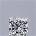 Natural Diamond 0.41 Carats, Princess with  Cut, G Color, VVS2 Clarity and Certified by GIA