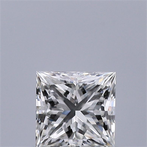 Picture of Natural Diamond 0.41 Carats, Princess with  Cut, G Color, VVS2 Clarity and Certified by GIA
