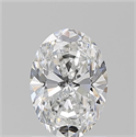Natural Diamond 1.20 Carats, Oval with  Cut, E Color, SI2 Clarity and Certified by GIA