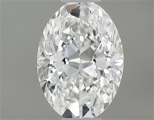 Picture of Natural Diamond 0.40 Carats, Oval with  Cut, D Color, VS1 Clarity and Certified by GIA