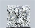 Natural Diamond 1.00 Carats, Princess with  Cut, I Color, VVS1 Clarity and Certified by GIA