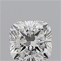 Natural Diamond 0.54 Carats, Cushion with  Cut, F Color, IF Clarity and Certified by GIA