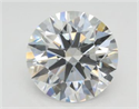 Lab Grown Diamond 2.03 Carats, Round with Excellent Cut, E Color, VS1 Clarity and Certified by GIA