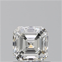 Natural Diamond 0.81 Carats, Asscher with  Cut, G Color, VS1 Clarity and Certified by GIA