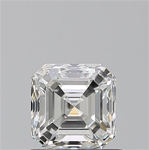 Foto Diamante Natural 0.81 quilates, Asscher , Color G, claridad VS1 y certificado GIA de