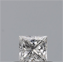 Diamante Natural 0.25 quilates, Princesa , Color E, claridad VVS2 y certificado GIA