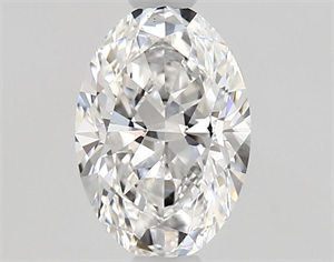 Picture of Natural Diamond 0.60 Carats, Oval with  Cut, D Color, VS2 Clarity and Certified by GIA
