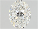 Natural Diamond 1.01 Carats, Oval with  Cut, G Color, VVS1 Clarity and Certified by GIA