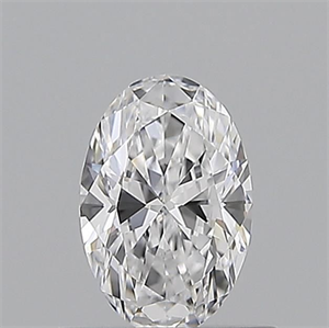 Foto Diamante Natural 0.52 quilates, Ovalado , Color D, claridad IF y certificado GIA de