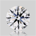 Natural Diamond 0.72 Carats, Round with Excellent Cut, H Color, VS1 Clarity and Certified by GIA