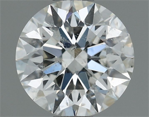 Picture of Natural Diamond 0.71 Carats, Round with Excellent Cut, H Color, SI2 Clarity and Certified by IGI