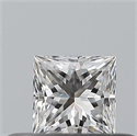 Natural Diamond 0.25 Carats, Princess with  Cut, F Color, VS2 Clarity and Certified by GIA