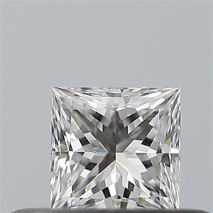 Picture of Natural Diamond 0.25 Carats, Princess with  Cut, F Color, VS2 Clarity and Certified by GIA